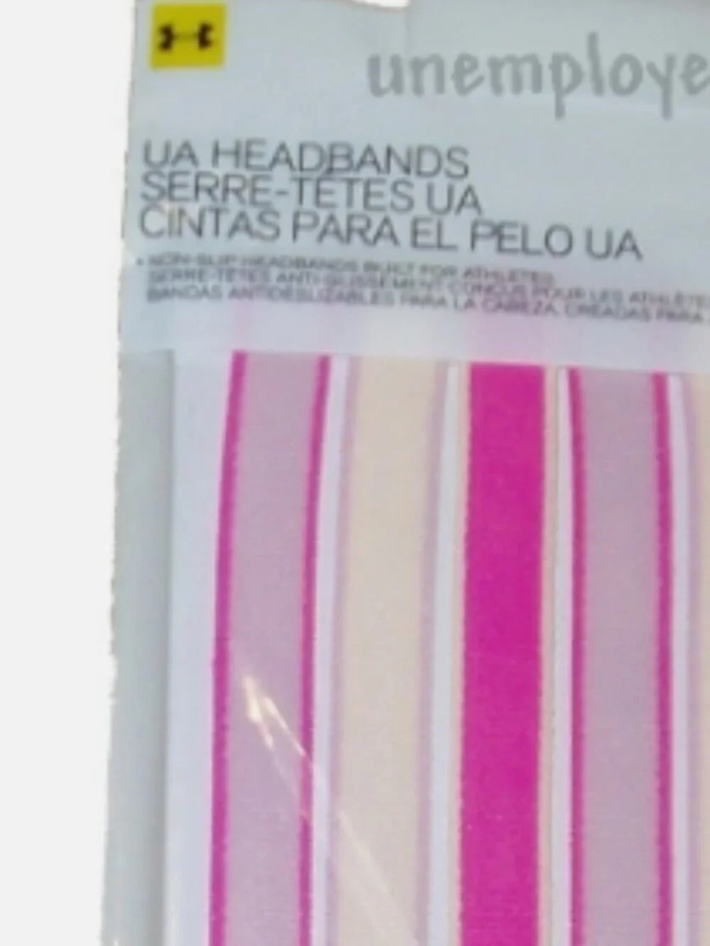 Women's Athletic Headband Under Armour Hair Accessories Headwrap Sports Pink